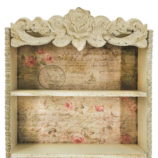 18.5" Vintage Floral Wall Cubby by Ashland®